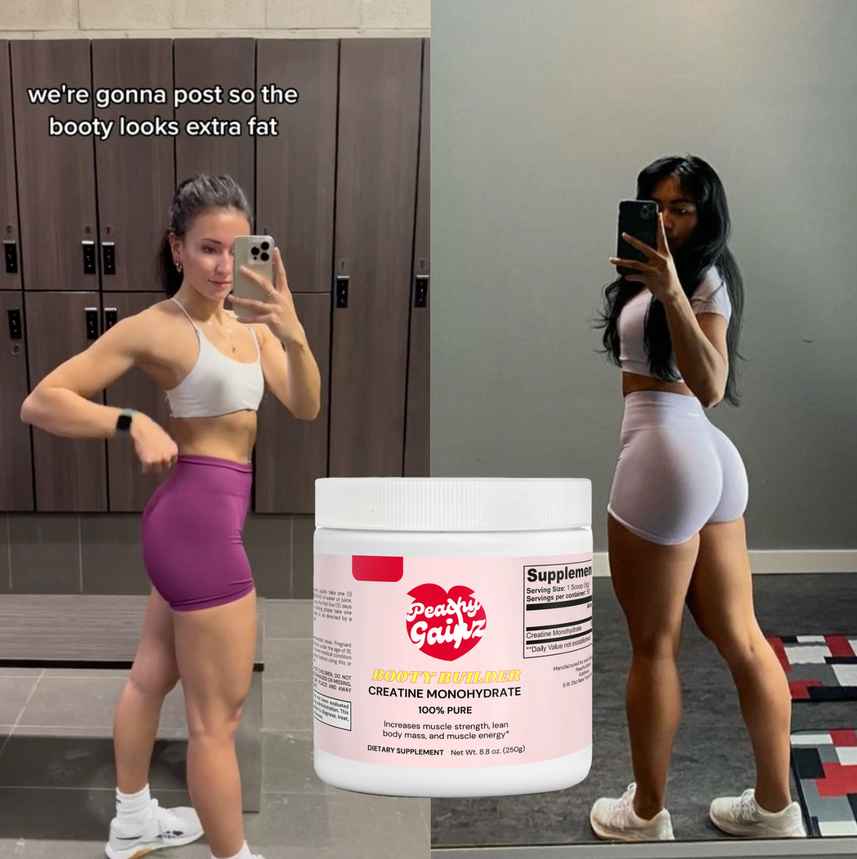 PeachyLift Booty Builder Creatine